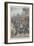 After a Secret Ballot British Miners Decide to Go on Strike-Achille Beltrame-Framed Art Print