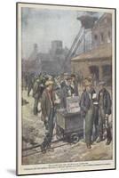 After a Secret Ballot British Miners Decide to Go on Strike-Achille Beltrame-Mounted Art Print