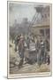 After a Secret Ballot British Miners Decide to Go on Strike-Achille Beltrame-Mounted Premium Giclee Print