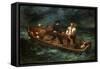 After a Shipwreck, 1847-Eugene Delacroix-Framed Stretched Canvas