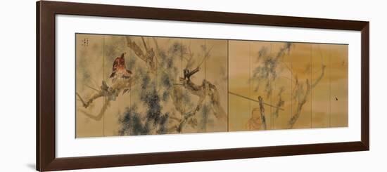 After a Shower, 1928-Takeuchi Seiho-Framed Premium Giclee Print