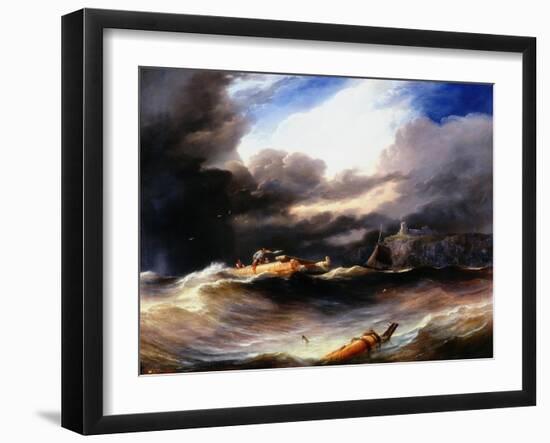 After a Storm-John Wilson Carmichael-Framed Giclee Print