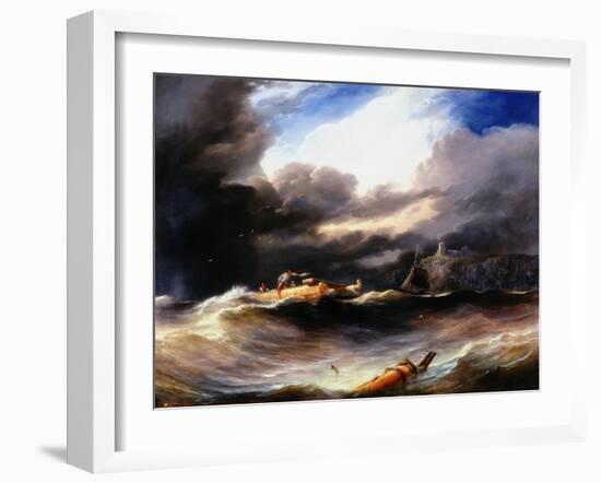 After a Storm-John Wilson Carmichael-Framed Giclee Print