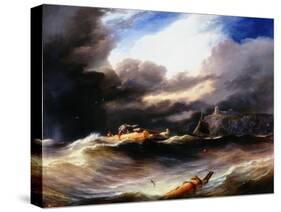 After a Storm-John Wilson Carmichael-Stretched Canvas