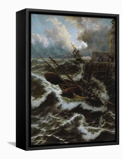 After a Stormy Night-Thomas Rose Miles-Framed Stretched Canvas