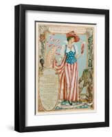 After a Struggle Involving a Question of Colour-Walter Crane-Framed Giclee Print