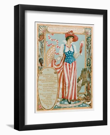 After a Struggle Involving a Question of Colour-Walter Crane-Framed Giclee Print