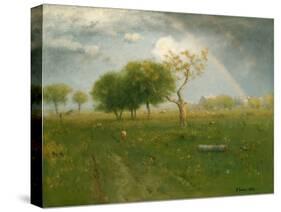 After a Summer Shower, 1894, by George Inness, 1825-1894, American landscape painting,-George Inness-Stretched Canvas