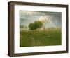 After a Summer Shower, 1894, by George Inness, 1825-1894, American landscape painting,-George Inness-Framed Art Print