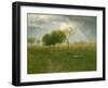 After a Summer Shower, 1894, by George Inness, 1825-1894, American landscape painting,-George Inness-Framed Art Print