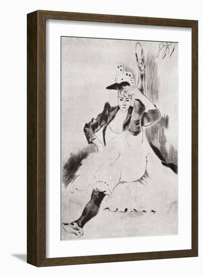 After a Work by Louis Legrand Entitled-null-Framed Giclee Print