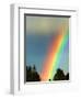 After Bad Weather and Rain Enjoys a Rainbow.-ginasanders-Framed Photographic Print