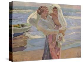 'After Bathing', 1915, (1932)-Joaquin Sorolla y Bastida-Stretched Canvas