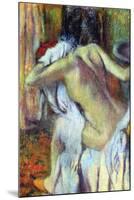 After Bathing-Edgar Degas-Mounted Art Print