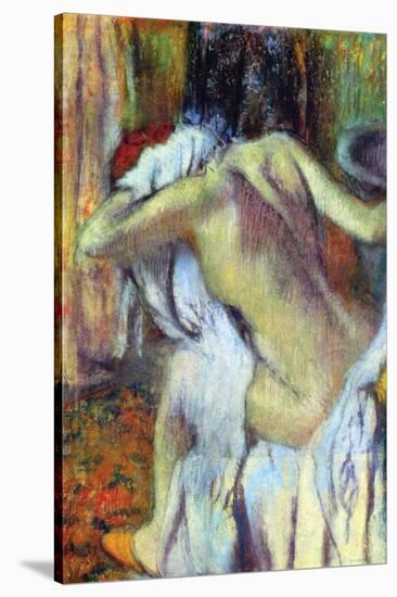 After Bathing-Edgar Degas-Stretched Canvas