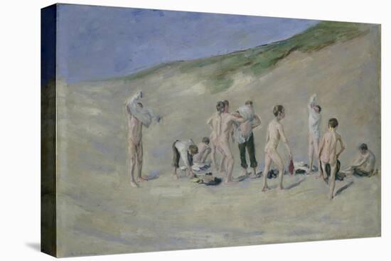 After Bathing-Max Liebermann-Stretched Canvas