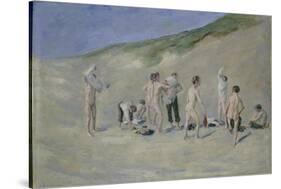 After Bathing-Max Liebermann-Stretched Canvas