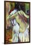 After Bathing-Edgar Degas-Framed Art Print