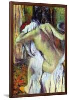 After Bathing-Edgar Degas-Framed Art Print