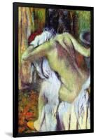 After Bathing-Edgar Degas-Framed Art Print