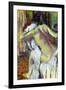 After Bathing-Edgar Degas-Framed Art Print