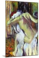 After Bathing-Edgar Degas-Mounted Art Print