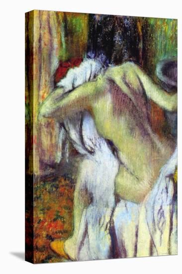 After Bathing-Edgar Degas-Stretched Canvas