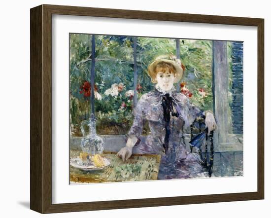 After Breakfast (Apres le Dejeuner). 1881-Berthe Morisot-Framed Giclee Print