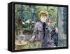 After Breakfast (Apres le Dejeuner). 1881-Berthe Morisot-Framed Stretched Canvas