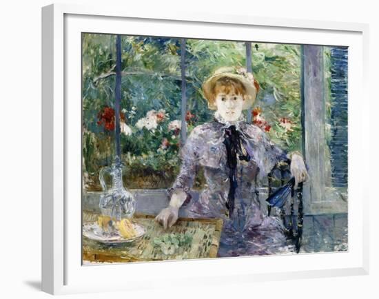 After Breakfast (Apres le Dejeuner). 1881-Berthe Morisot-Framed Giclee Print