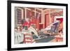 After Christmas Lunch-null-Framed Giclee Print