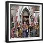 "After Church," April 16, 1949-Stevan Dohanos-Framed Giclee Print