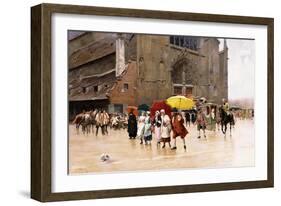 After Church-Charles Edouard Delort-Framed Giclee Print