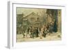 After Class, 1859 (Oil on Canvas)-Marc Louis Benjamin Vautier-Framed Giclee Print