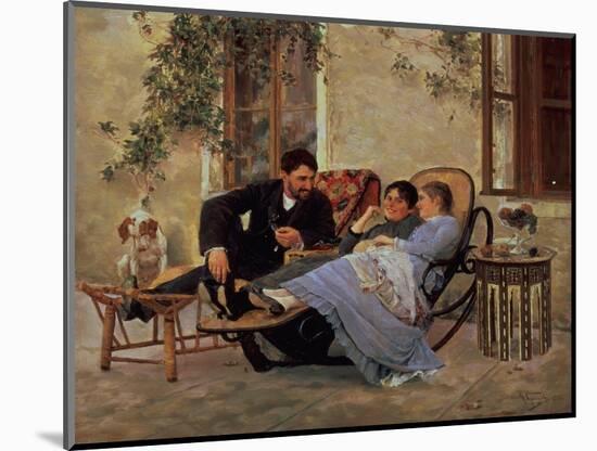 After Dinner, 1888-Nikolai Dmitrievich Kuznetsov-Mounted Giclee Print