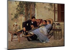 After Dinner, 1888-Nikolai Dmitrievich Kuznetsov-Mounted Giclee Print