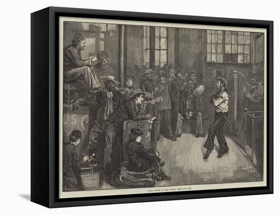 After Dinner at the Sailors' Home, East End-William Bazett Murray-Framed Stretched Canvas