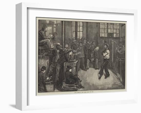After Dinner at the Sailors' Home, East End-William Bazett Murray-Framed Giclee Print