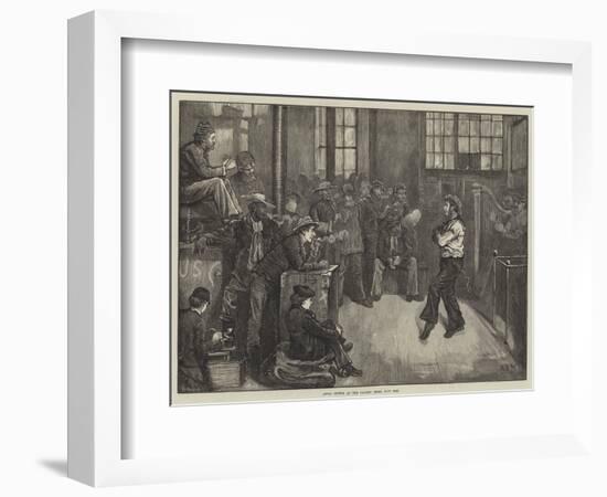 After Dinner at the Sailors' Home, East End-William Bazett Murray-Framed Giclee Print