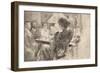 After Dinner Conversation-Maria Yakunchikova-Framed Giclee Print