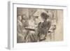 After Dinner Conversation-Maria Yakunchikova-Framed Giclee Print