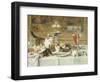 After Dinner-Louis Eugene Lambert-Framed Giclee Print