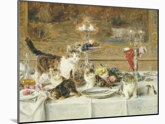 After Dinner-Louis Eugene Lambert-Mounted Giclee Print