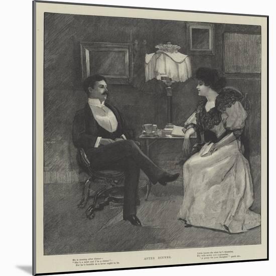After Dinner-null-Mounted Giclee Print