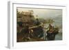 After fishing Home from fishing, 1877-Hans Dahl-Framed Giclee Print