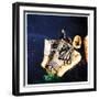 After Gemini VIII Made an Emergency Landing, Astronauts Await Pick Up Inside Their Capsule-null-Framed Premium Photographic Print