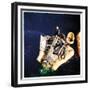 After Gemini VIII Made an Emergency Landing, Astronauts Await Pick Up Inside Their Capsule-null-Framed Photographic Print