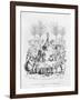 After Having a Glass of Sugar Water, the Famous Orator Comes Down the Platform', Illustration…-J.J. Grandville-Framed Giclee Print