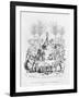 After Having a Glass of Sugar Water, the Famous Orator Comes Down the Platform', Illustration…-J.J. Grandville-Framed Giclee Print