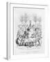 After Having a Glass of Sugar Water, the Famous Orator Comes Down the Platform', Illustration…-J.J. Grandville-Framed Giclee Print